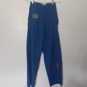 Nike Florida Gators On Field Track Training Pants Ankle Zip Men's S Blue Warmup